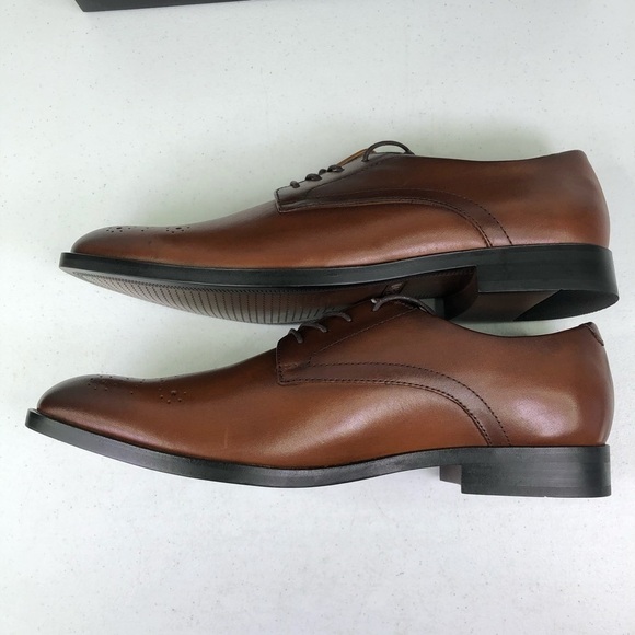 Alfani Darwin Tan Oxford Dress Shoes - Picture 3 of 11
